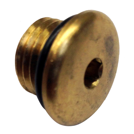 UFLEX USA Brass Plug w/O-Ring for Pumps 71928P